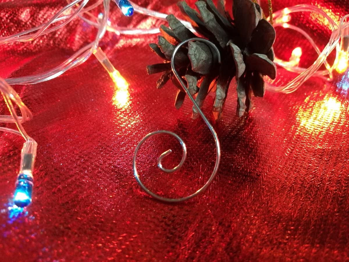 Christmas Ornaments Hooks Christmas Tree Hanger Great for Christmastree Decoration - 120 / Silver